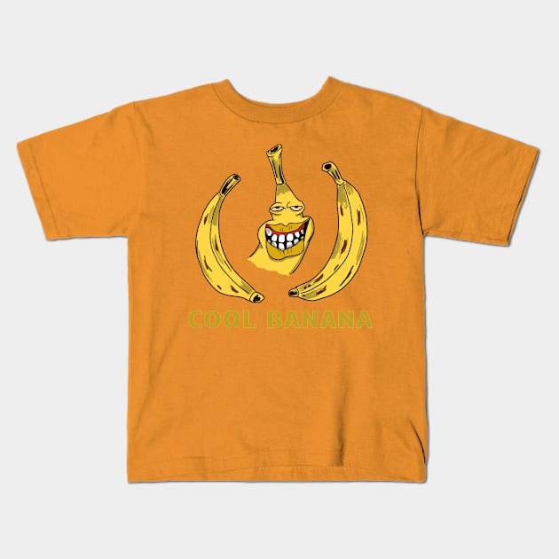 Cool Banana Kids T-Shirt by DC ´s Store